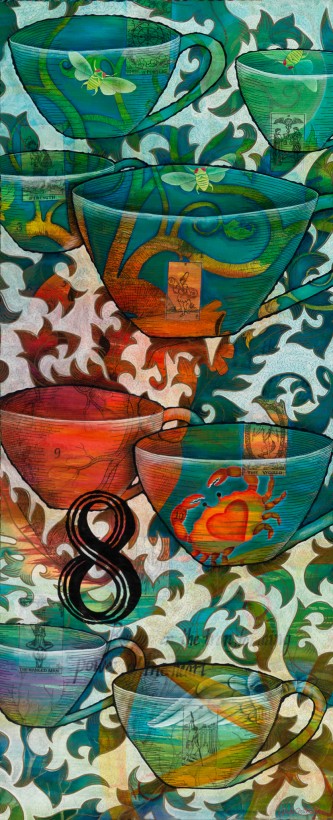8 of Cups by Judy Coates Perez