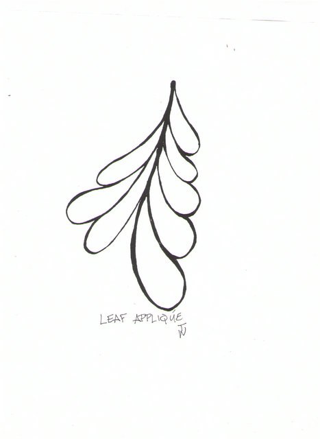 Leaf Applique Pic