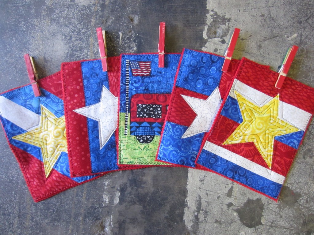 Summer flags for DIY craft projects