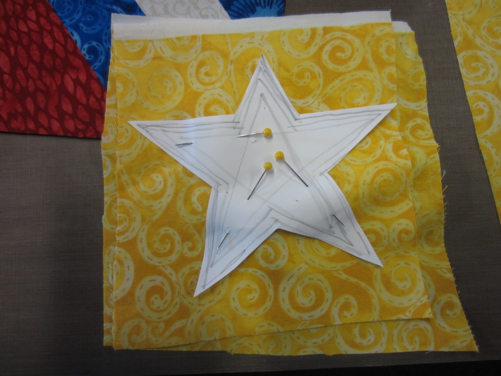 Stars to go on summer flags DIY craft projects