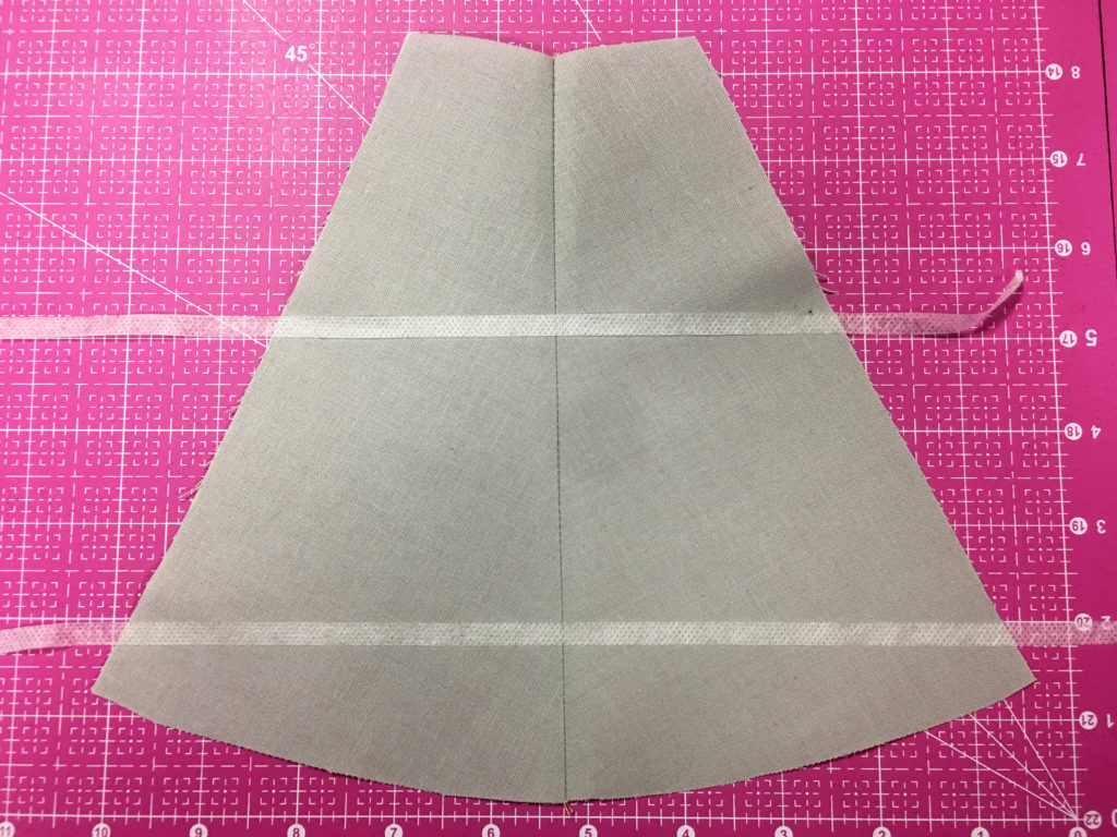 Sulky Doll Blog Skirt on Cutting Mat